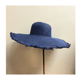 Bolero Straw Hat In Navy