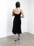 Minnnie Sequin Velvet Swing Dress